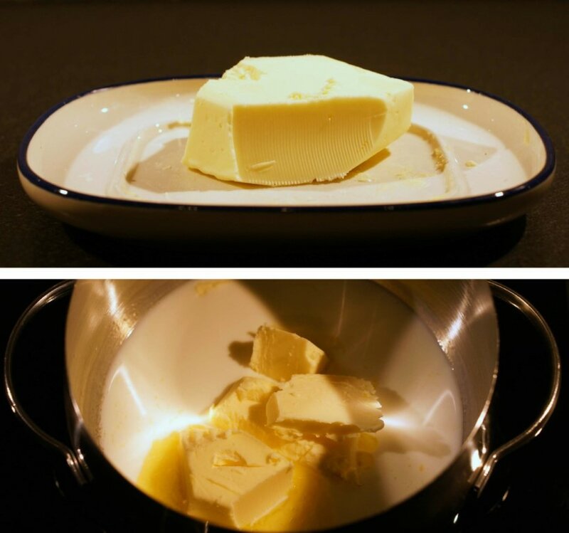 Cynamonki - Masło i mleko
